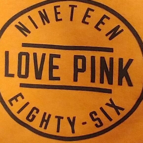 NEW VS PINK Women's Apricot  Oversized  Sweatshirt Jacket. - Picture 4 of 11